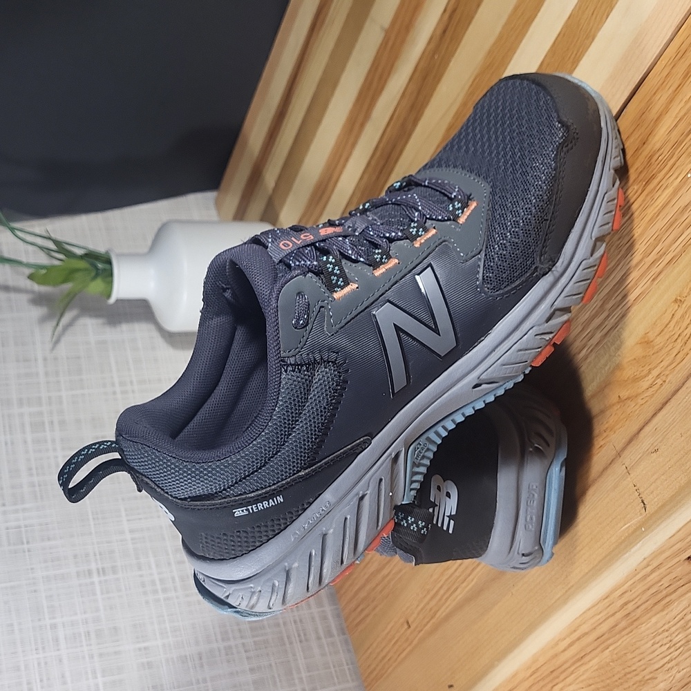 New Balance 510 V5, Gray Black Peach, Trail Running